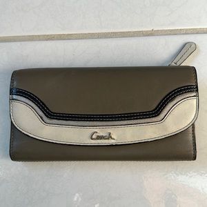 Authentic Coach Slim Trifold Wallet
